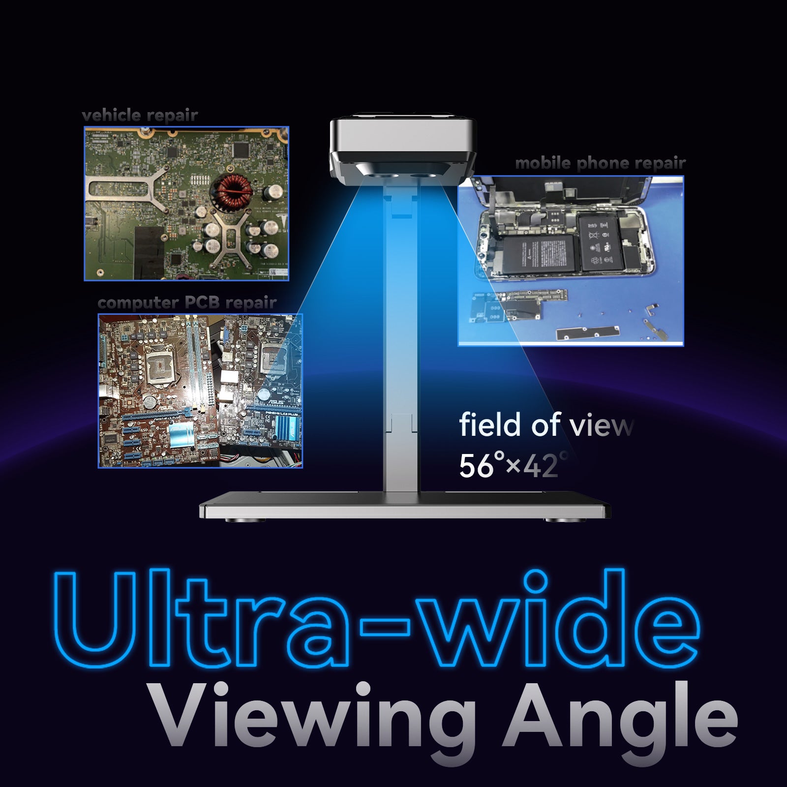 PCB Fault Detection Thermal Analyzer for Circuit Board Repair & Temperature Diagnosis, Desktop Infrared Camera, ShortCam III