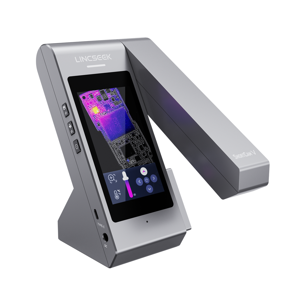 PCB Fault Detection Thermal Analyzer with Built-In Screen for Phone Motherboard Repair, Standalone Infrared Diagnostic Camera, ShortCam V