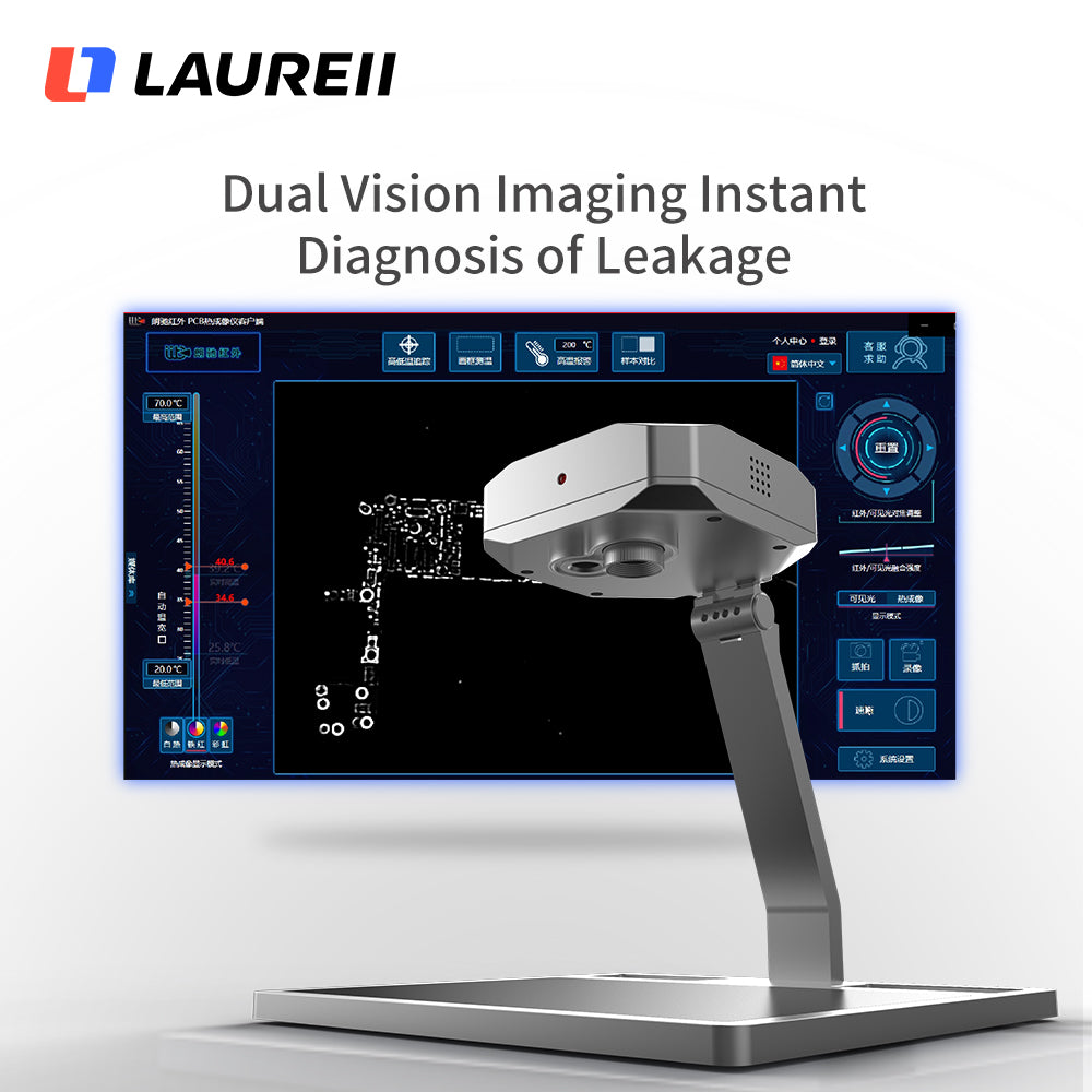 PCB Fault Detection Thermal Analyzer for Circuit Board Repair & Temperature Diagnosis, Desktop Infrared Camera, ShortCam