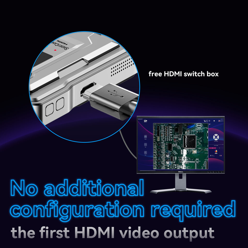 PCB Fault Detection Thermal Analyzer for Circuit Board Repair & Temperature Diagnosis, Desktop Infrared Camera, ShortCam III