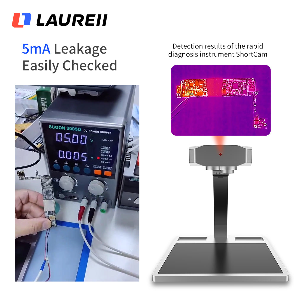 PCB Fault Detection Thermal Analyzer for Circuit Board Repair & Temperature Diagnosis, Desktop Infrared Camera, ShortCam