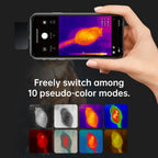 Thermal Camera for Android Phones, Plug-and-Play Mini Infrared Camera for Home Inspection, Water Leak Detection, Electrical Checks and Heat Tracking, 128x96 IR