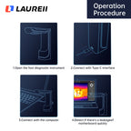 PCB Fault Detection Thermal Analyzer for Phone Motherboard Repair & Temperature Diagnosis, Infrared Camera, ShortCam II