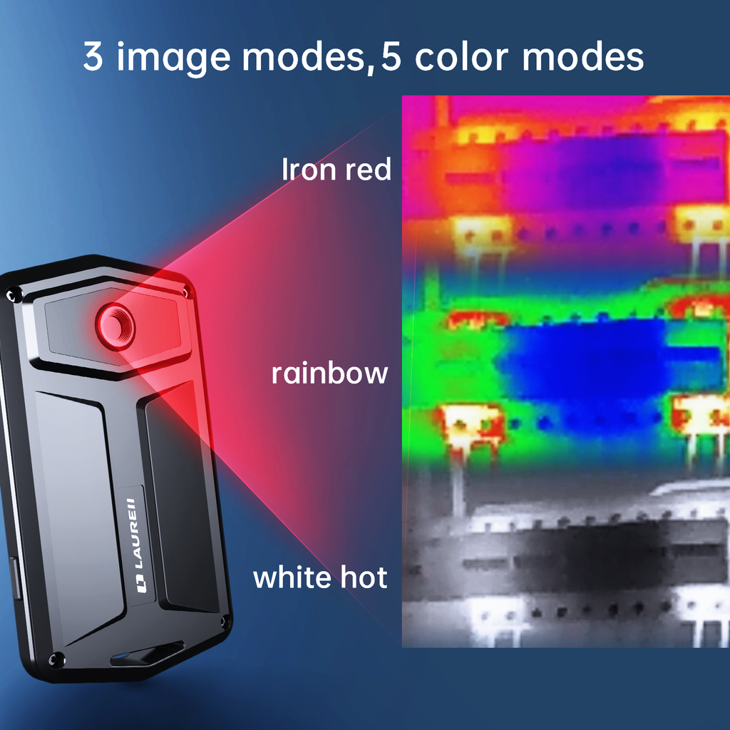 Water Leak Detection Thermal Camera for Home Inspection, Wall Moisture Check, Pipe Leak Detection, HVAC & Electrical Hot Spot Checks, 160x120 IR, 3.5" Screen