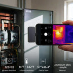 Thermal Camera for Android Phones, Plug-and-Play Mini Infrared Camera for Home Inspection, Water Leak Detection, Electrical Checks and Heat Tracking, 128x96 IR
