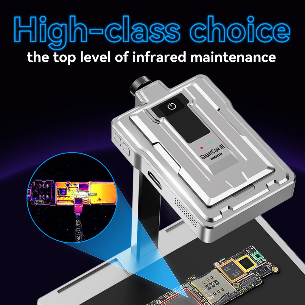 PCB Fault Detection Thermal Analyzer for Circuit Board Repair & Temperature Diagnosis, Desktop Infrared Camera, ShortCam III