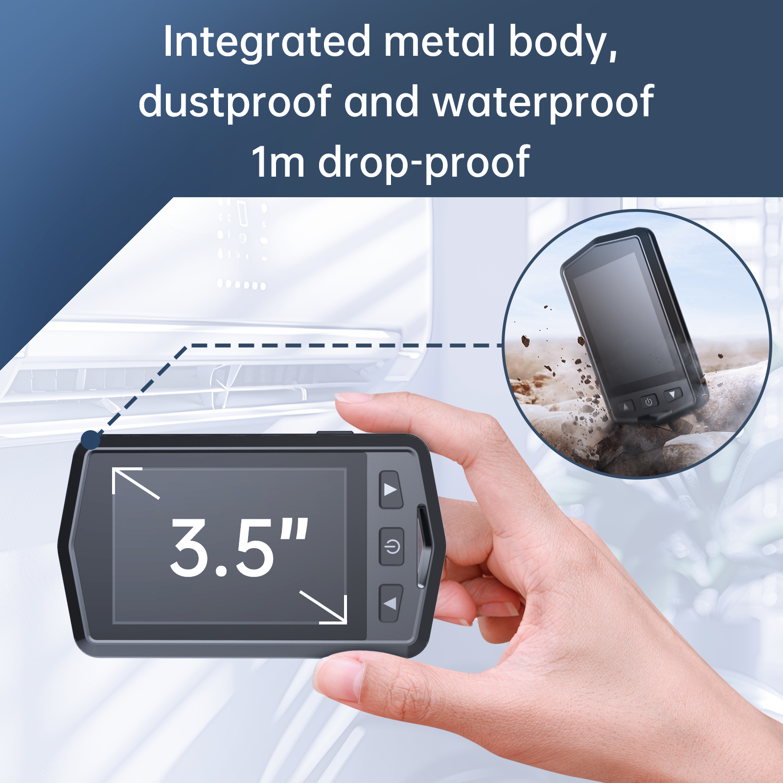 Water Leak Detection Thermal Camera for Home Inspection, Wall Moisture Check, Pipe Leak Detection, HVAC & Electrical Hot Spot Checks, 160x120 IR, 3.5" Screen