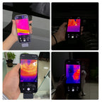 Thermal Camera for Android Phones, Plug-and-Play Mini Infrared Camera for Home Inspection, Water Leak Detection, Electrical Checks and Heat Tracking, 128x96 IR