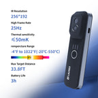 Thermal camera for water leak detection with Wi‑Fi for home inspection, wall moisture and pipe leak checks, wireless infrared camera for phones, 256×192